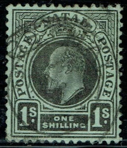 1910-13 Natal Used in Transvaal 1/- SG Z95 BETHAL CDS VGU Cat. £100.00 - Picture 1 of 1