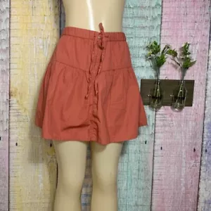 Mossimo Supply Womens Burnt Orange Mini Pleated Flare Summer Flowy Skirt - Picture 1 of 4