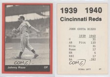 1977 TCMA 1939-40 Cincinnati Reds Johnny Rizzo #37