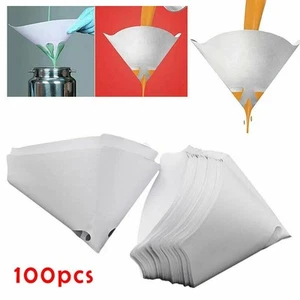 Professional Fine Filter Paint Strainers for Body Shop Repair Pack of 100 - Picture 1 of 8