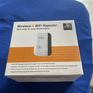 Wireless-N WiFi repeater more range for every WLAN network… - Photo 1/7