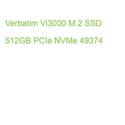 Verbatim Vi3000 M.2 SSD 512GB PCIe NVMe 49374 (0023942493747) - Bild 1 von 2