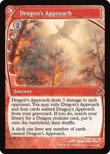 MTG English Dragon's Approach (Future Sight) NM Foil Mystery Booster 2 - Picture 1 of 1