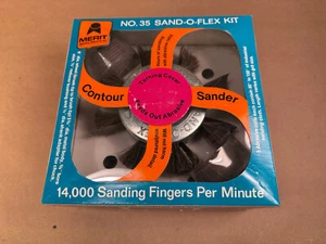 NOS Vintage Merit Abrasive Products, Sand-O-Flex Sanding Head Kit No. 35 350R - Picture 1 of 17