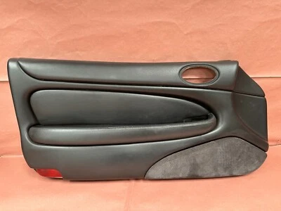 Jaguar XK8 Convertible Front Left Interior Door Panel Trim Black OEM 116K Miles - Image 1 of 4