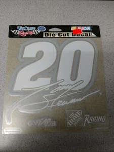 Vintage Nascar WinCraft Racing Die-Cut - Tony Stewart #20 weiß - Bild 1 von 1