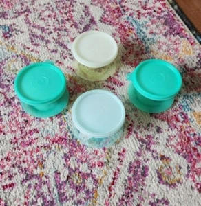 Vintage Tupperware Parfait Puddingbecher verschiedene Farben 4er Set - Bild 1 von 8