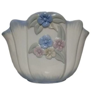 FTD Floral Vase Flower Pot Pastel Colors Ceramic Planter Home Decor - Picture 1 of 9