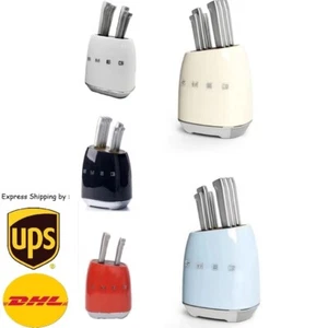 Smeg 7-teiliges Messerblock Set Edelstahl Multicolor - Bild 1 von 23