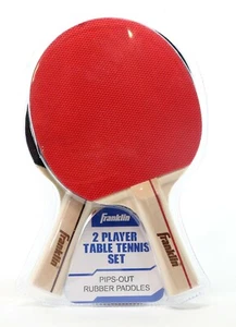 Franklin Sports 2 Player Table Tennis Paddles - Picture 1 of 2