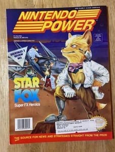 Nintendo Power Volumen #47 Casi Nuevo Starfox Completo con Tarjetas Póster Abril 1993 - Imagen 1 de 12