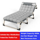 Adults Folding Sleeping Cot Guest Bed Heavy Duty Portable Camping Cots with Mat