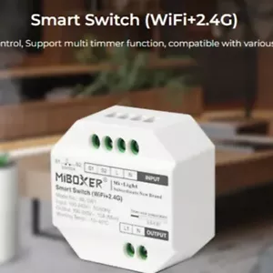 MiBoxer WL-SW1 Wifi 2.4G Smart Switch RF Push Dimmer AC 110 V 220V Tuya Smart - Picture 1 of 25
