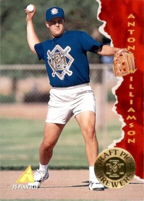 1995 Pinnacle #169 Antone Williamson Rookie - Image 1 of 2