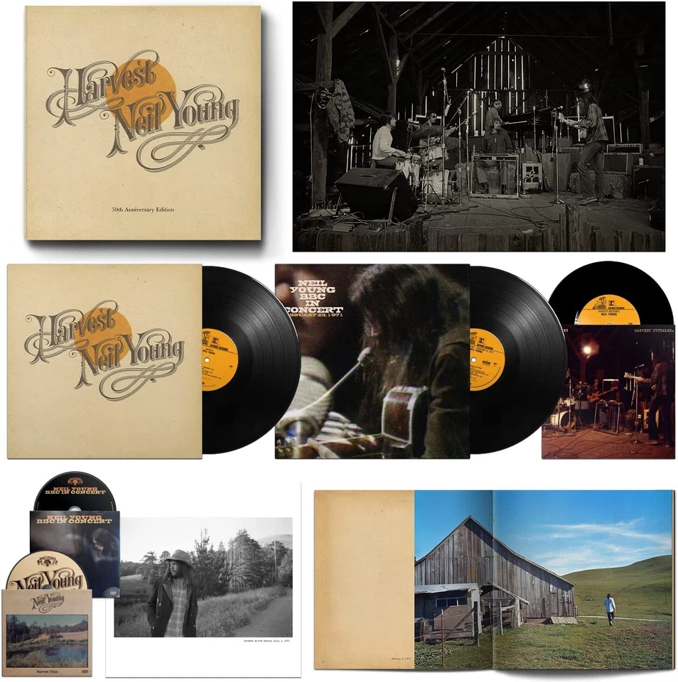 Neil Young - Harvest (Limited Edition) (2022) 2 LP+ 2 CD + 7' + Memorabilia - Image 1 of 1