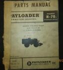 IH International Model H-70 PayLoader Tractor - Shovel Parts Catalog Manual 1958