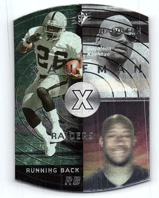 1998 SPx Napoleon Kaufman Oakland Raiders #33 - Image 1 of 2