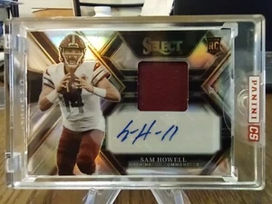 2022 Select Football Sam Howell Rookie Signature Memorabilia - Picture 1 of 8