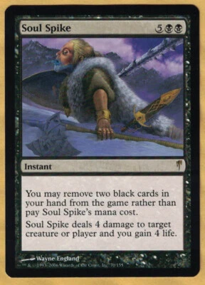 Soul Spike  (Coldsnap,  Rare,  English,  2006)  NM   MTG - Image 1 of 2