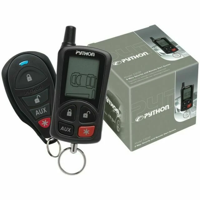 Python 5305P 2-Way LCD Car Alarm with Remote Start