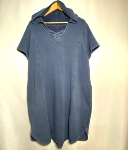 LIVI Lane Bryant Sweatshirt Kleid Kapuze Freizeit Komfort blau weich Damen 18/20 - Bild 1 von 22