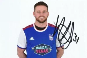 IPSWICH: ALAN JUDGE SIGNED 6x4 2018/2019 PORTRAIT PHOTO+COA - Picture 1 of 1