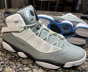 Authentic Jordan 6 Rings / Mens / White-Dutch Blue-Particle Gray Size 14 - Picture 1 of 8