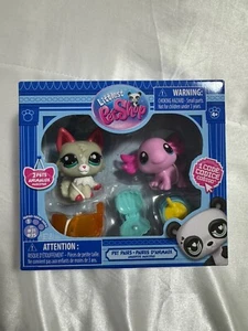 Littlest Pet Shop G7 Divin’ Divas Pet Pairs Wolf Cat & Axolotl #21 #25 LPS 2024