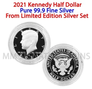 2021 S Silber Kennedy Half Dollar Limited Edition Silber Set in Kapsel - Bild 1 von 1