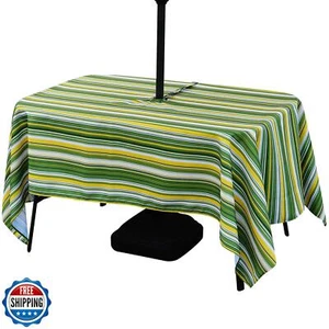 Poise3EHome 60X120 Outdoor/Indoor Waterproof Spillproof Rectangle Tablecloth - Picture 1 of 5