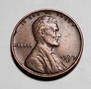 1939 S LINCOLN WHEAT PENNY #C6006 - Picture 1 of 2