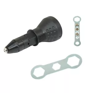 Electric Rivet Nut Gun Riveting Tool Insert Nut Adaptor Drill Adapter Cordless - Picture 1 of 12