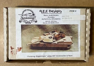 Turret & Detail Set M1A/A2 Abrams -  1/35 Scale AEF Designs No. 1012 - Picture 1 of 6