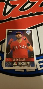 2020 TOPPS ON-DEMAND SET 8 MLB THE SHOW CARD PR 824 RANGERS JOEY GALLO #13