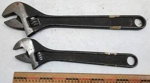 2 - CRESCENT Adjustable Wrench Crestoloy Black Oxide Alloy Steel USA - 12", 10" - Picture 1 of 13