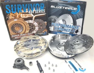 Blusteele Survivor Clutch Kit Upgraded Billet Flywheel for Mazda BT50 for Ford R - Picture 1 of 10