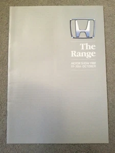 Honda Range Motor Show 1988 brochure in VGC - Picture 1 of 7