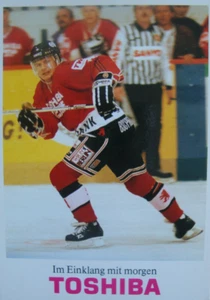 Geatan Malo, Eishockey Autogrammkarte BSC Preussen Berlin 91/92,  ausgez. Zust. - Bild 1 von 2