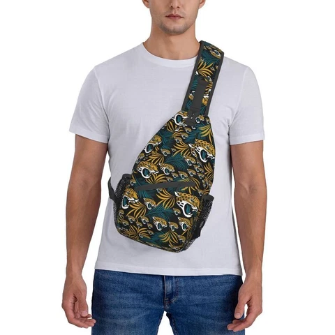 Jacksonville Jaguars Fans Cross Chest Bag Diagonally Travel Full Print Backpack Cover