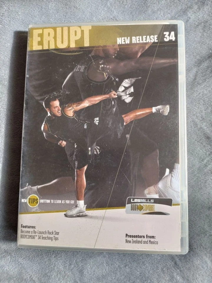 Les Mills Body Combat No34 CD&DVD&Corio text a5 - Photo 1/4