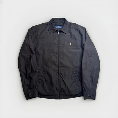 Vintage Polo Ralph Lauren Zip-Up Jacket Harrington Plaid Lined Pony Adult Small - Image 1 of 4