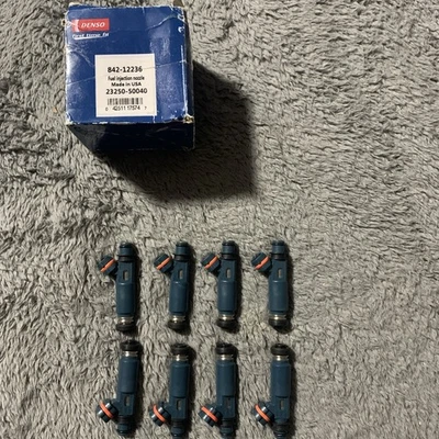 8X Inyectores de combustible DENSO 23250-50040 para Toyota Tundra Lexus GX470 4,7 L V8 98-05 Foto 1 de 4
