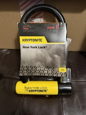 Kryptonite New York 16mm Long Shackle U-Lock, Heavy Duty Anti Theft Lock, w/Keys - Image 1 of 4