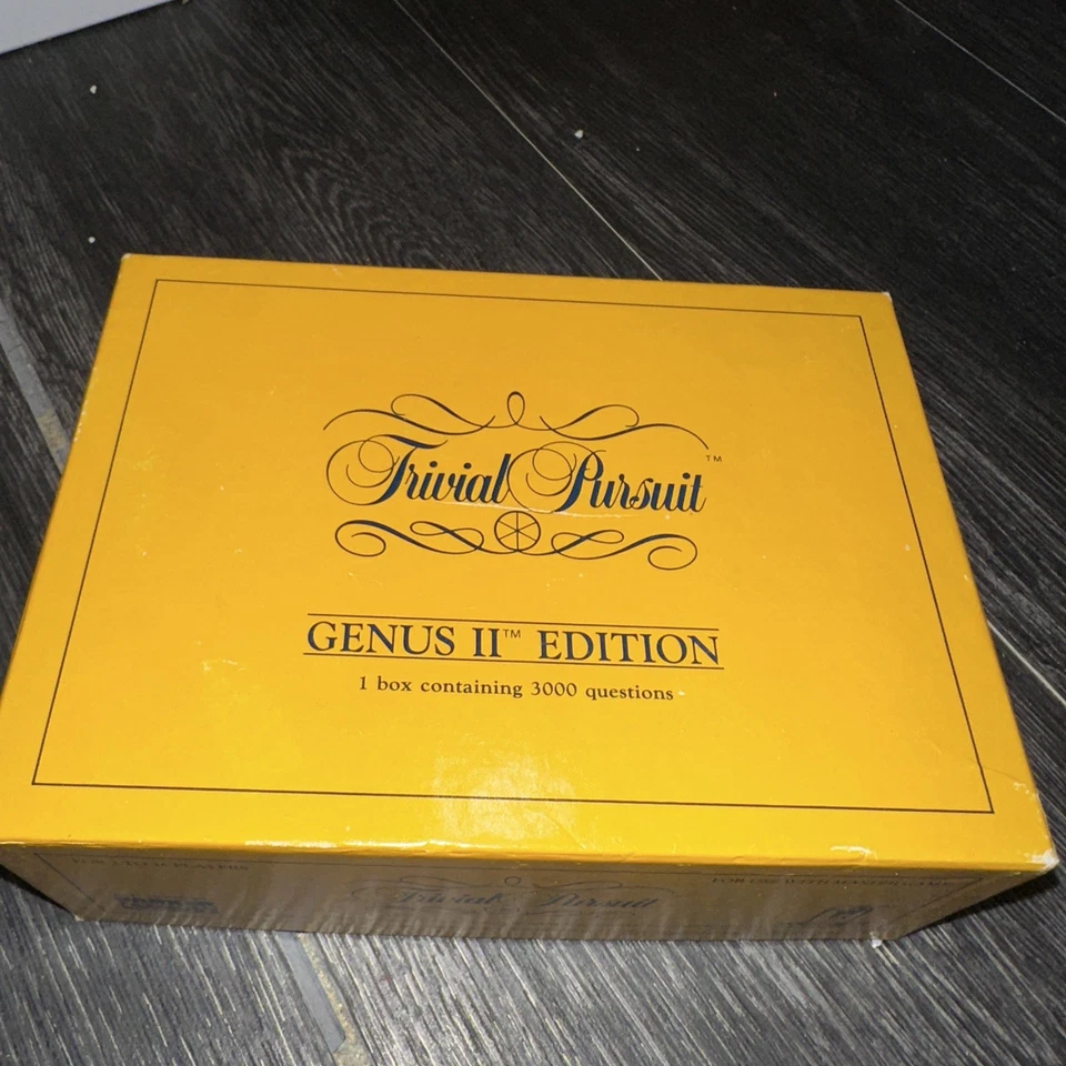 Trivial Pursuit Genius II Edition 1986 Subsidiary Card Set | Vintage Trivia - Image 1 of 1