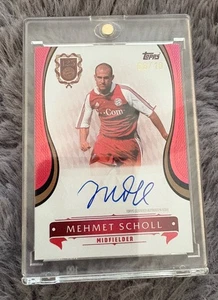 Topps FC Bayern München 125 Jahre Mehmet Scholl On Card Auto 8/10 - Bild 1 von 2