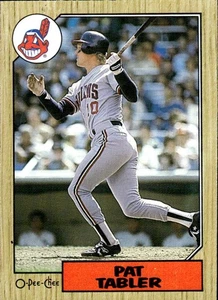 O-Pee-Chee Pat Tabler 1987 - Imagen 1 de 2