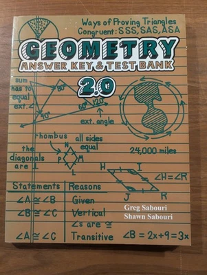 Teaching Text Books Geometry Answer Key and Test Bank Versio... by Shawn Sabouri - Image 1 of 3