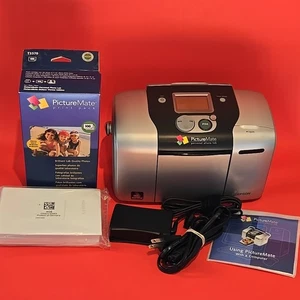 Epson Picture Mate Photo Printer Personal Photo Lab W/ Picture Paper Tested - Picture 1 of 15