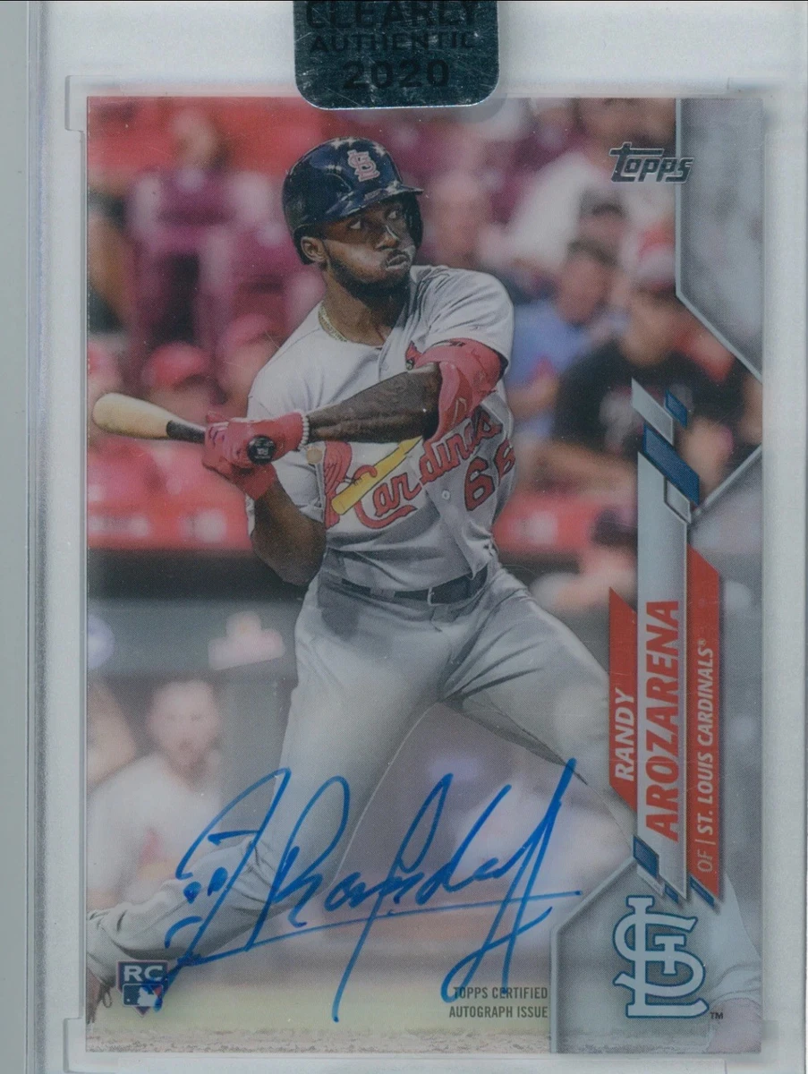 2020 Topps Clearly Authentic Autographs - Randy Arozarena #CCA-RA