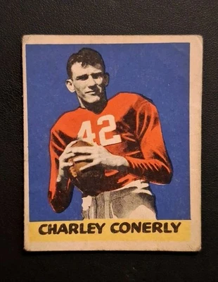 1949 Leaf Football #49 Charley Conerly  New York Giants Quarterback  - Image 1 of 2